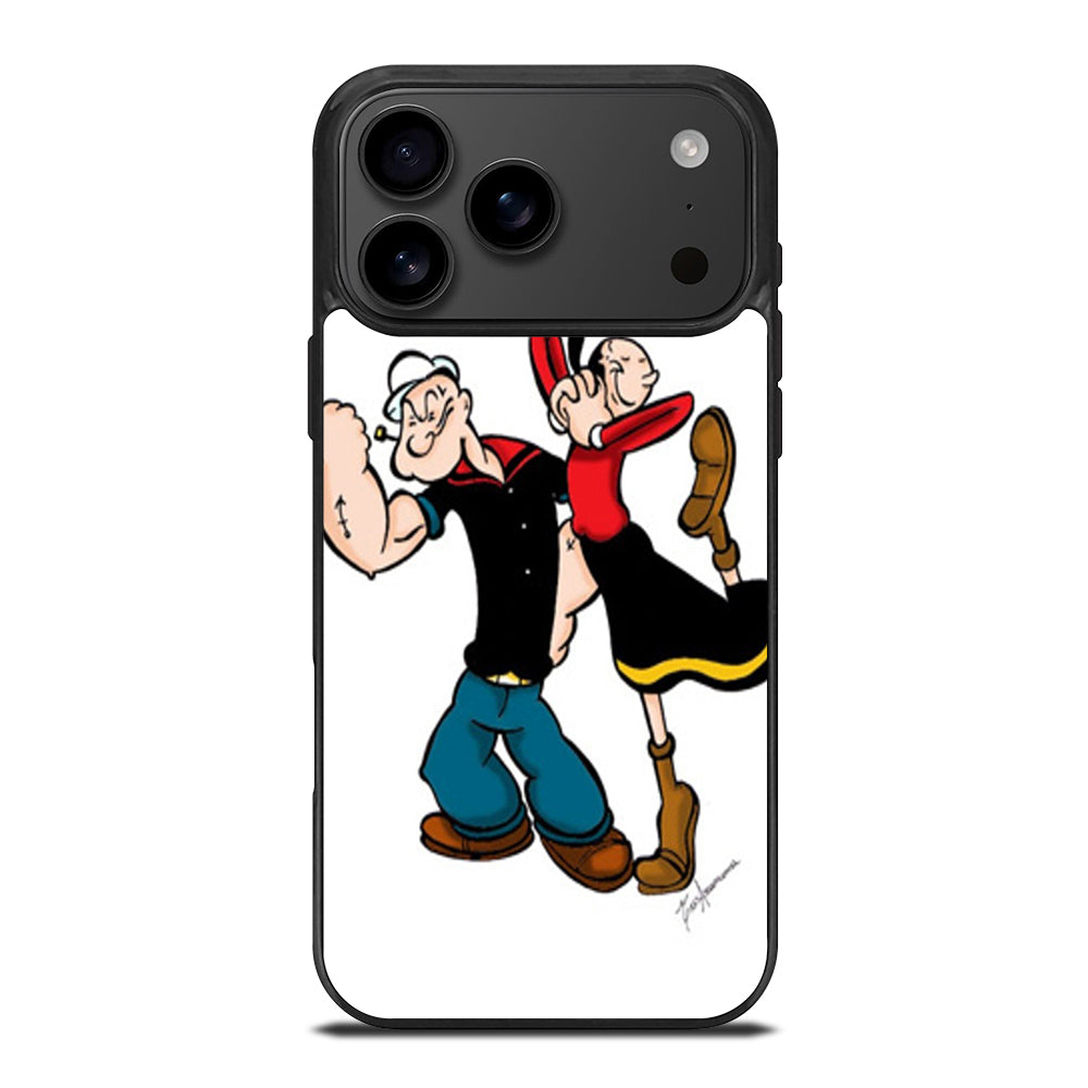 POPEYE AND OLIVE CARTOON SERIES iPhone 17 Pro Max Case Cover