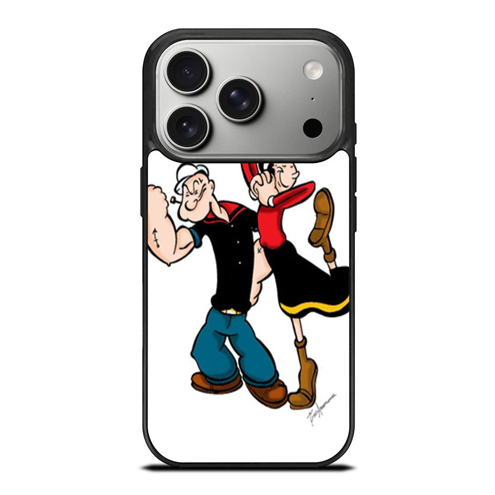 POPEYE AND OLIVE CARTOON SERIES iPhone 17 Pro Case Cover
