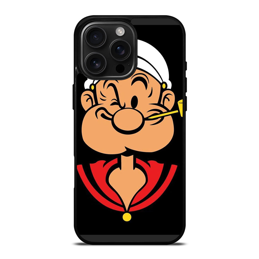 POPEYE FACE CARTOON iPhone 16 Pro Max Case Cover