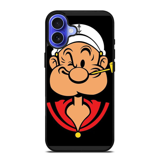 POPEYE FACE CARTOON iPhone 16 Case Cover