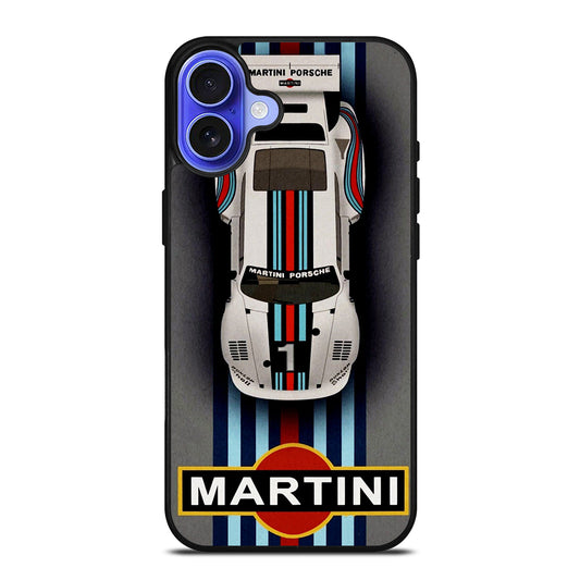 PORSCHE MARTINI RACING CAR iPhone 16 Case Cover