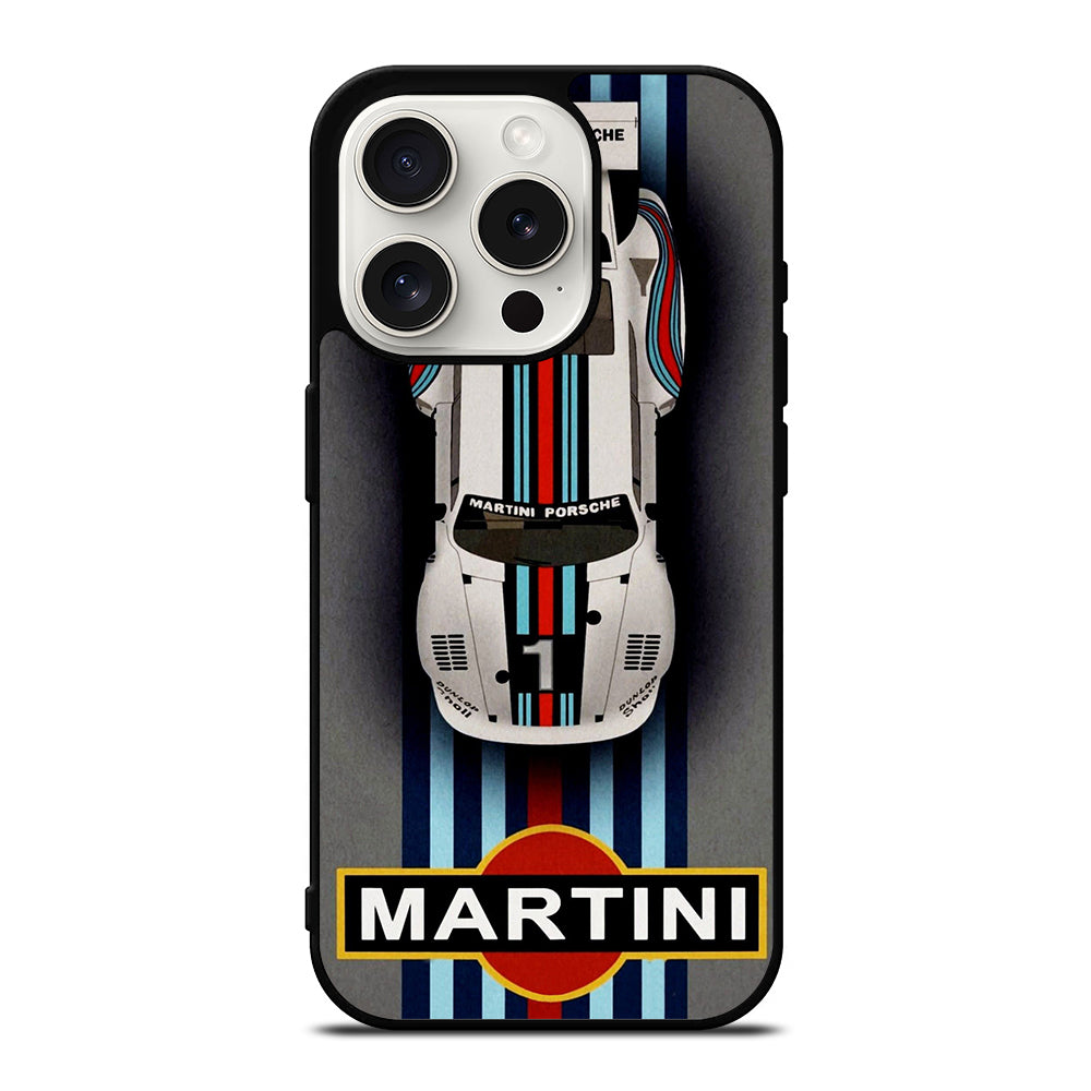 PORSCHE MARTINI RACING CAR iPhone 15 Pro Case Cover