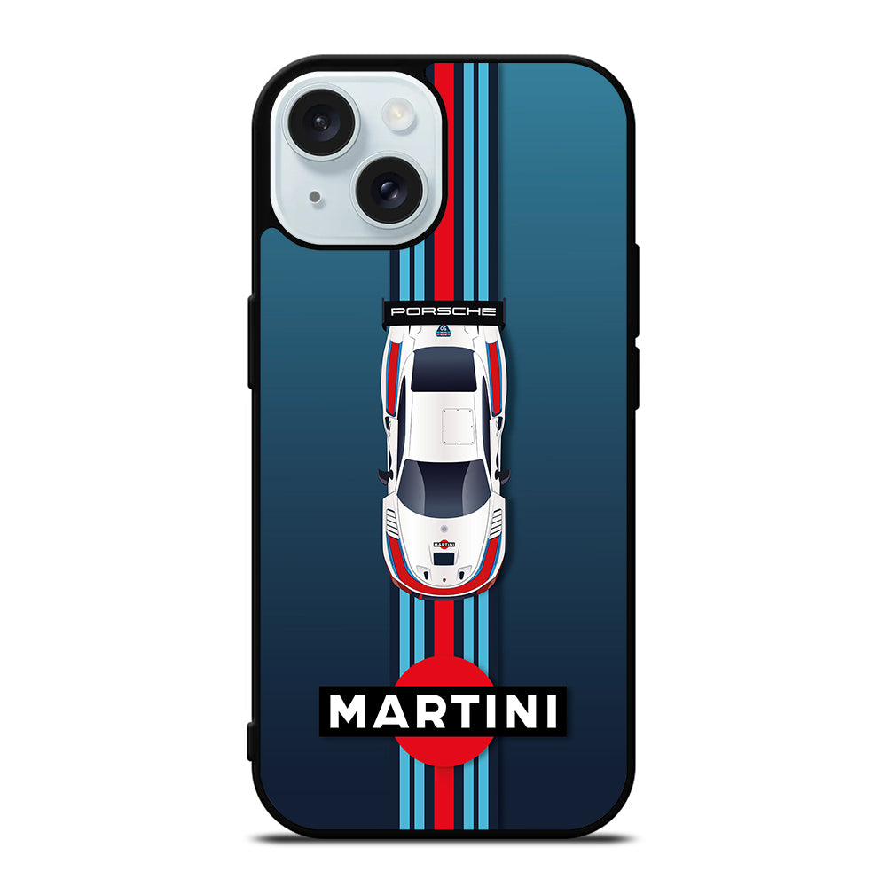 PORSCHE MARTINI RACING LOGO iPhone 15 Case Cover