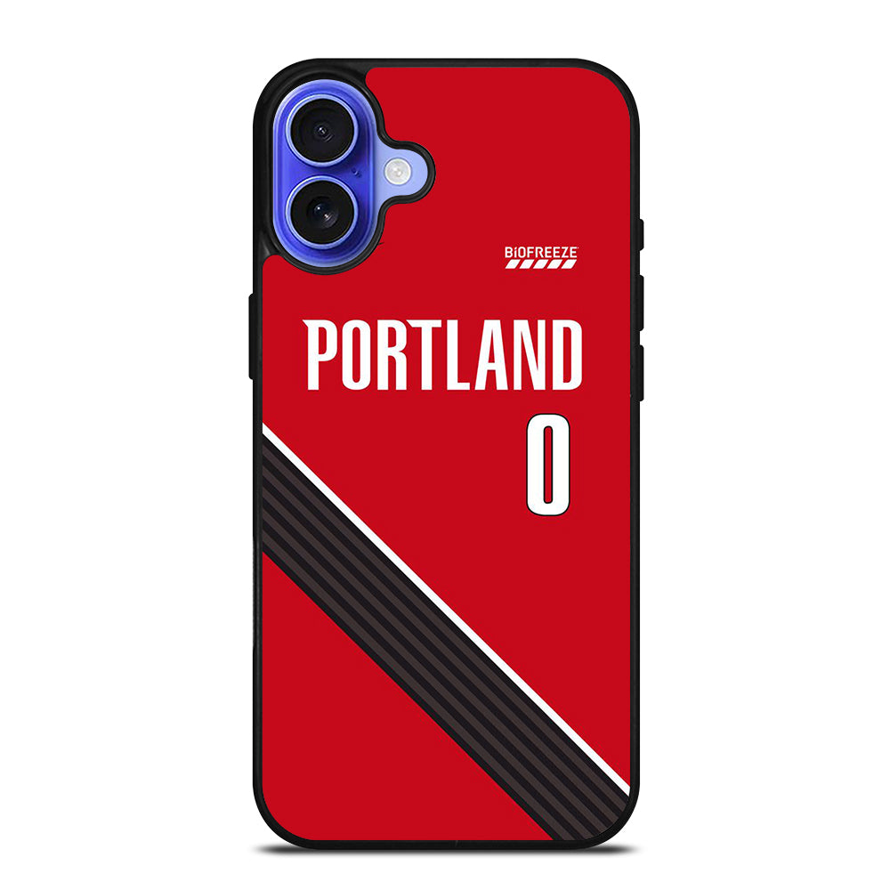 PORTLAND TRAIL BLAZERS JERSEY iPhone 16 Case Cover