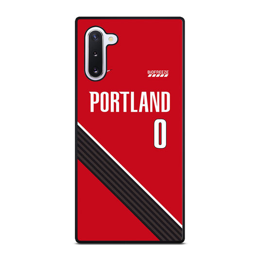 PORTLAND TRAIL BLAZERS JERSEY Samsung Galaxy Note 10 Case Cover