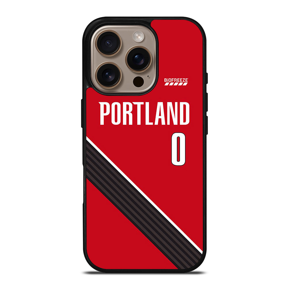 PORTLAND TRAIL BLAZERS JERSEY iPhone 16 Pro Case Cover