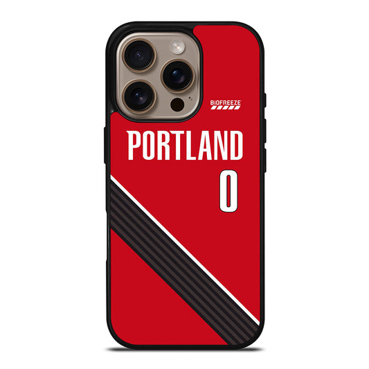 PORTLAND TRAIL BLAZERS JERSEY iPhone 16 Pro Case Cover
