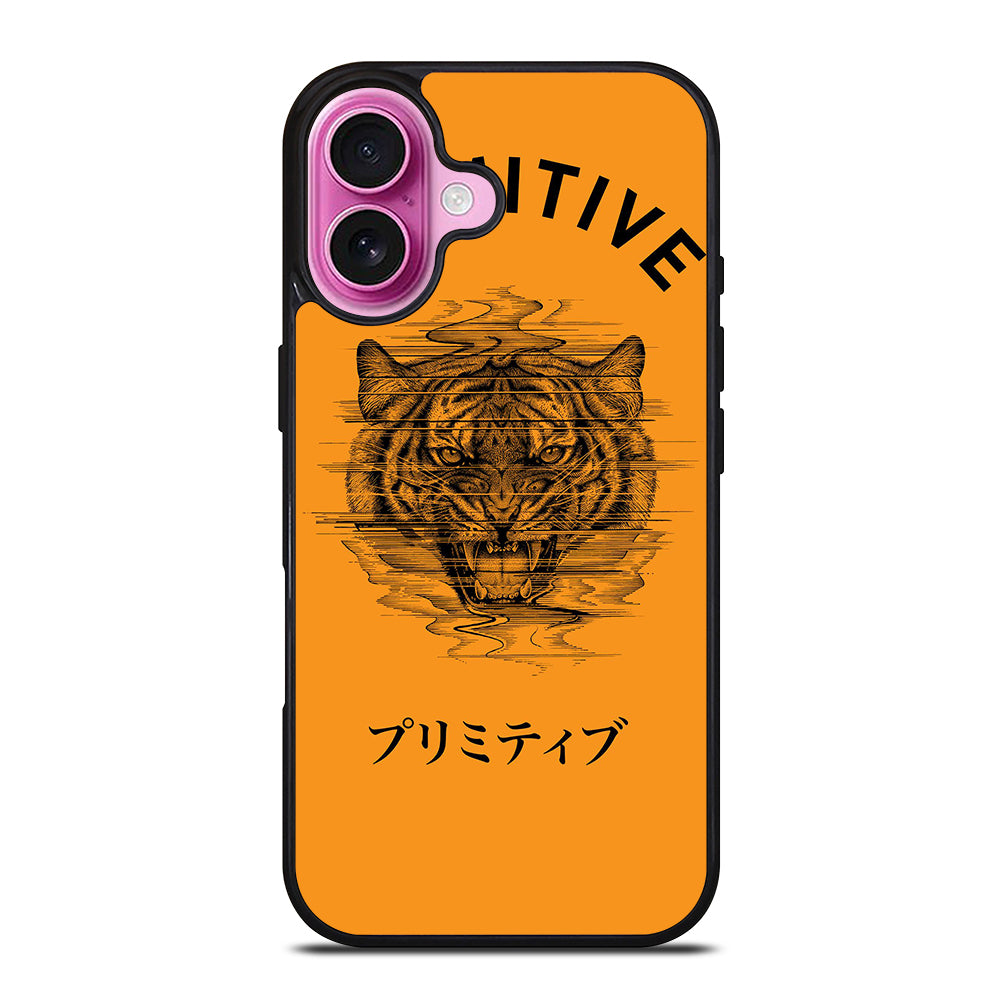 PRIMITIVE SKATEBOARDING LOGO TIGER iPhone 16 Plus Case Cover
