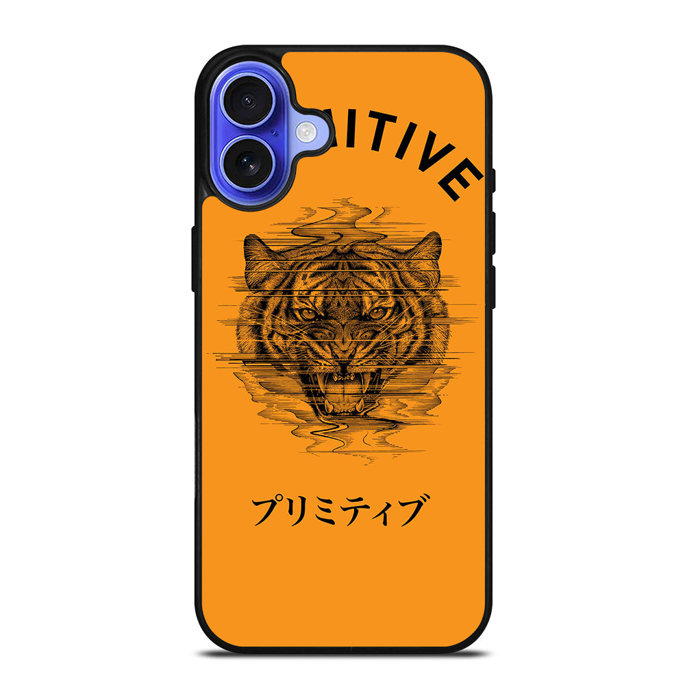 PRIMITIVE SKATEBOARDING LOGO TIGER iPhone 16 Case Cover
