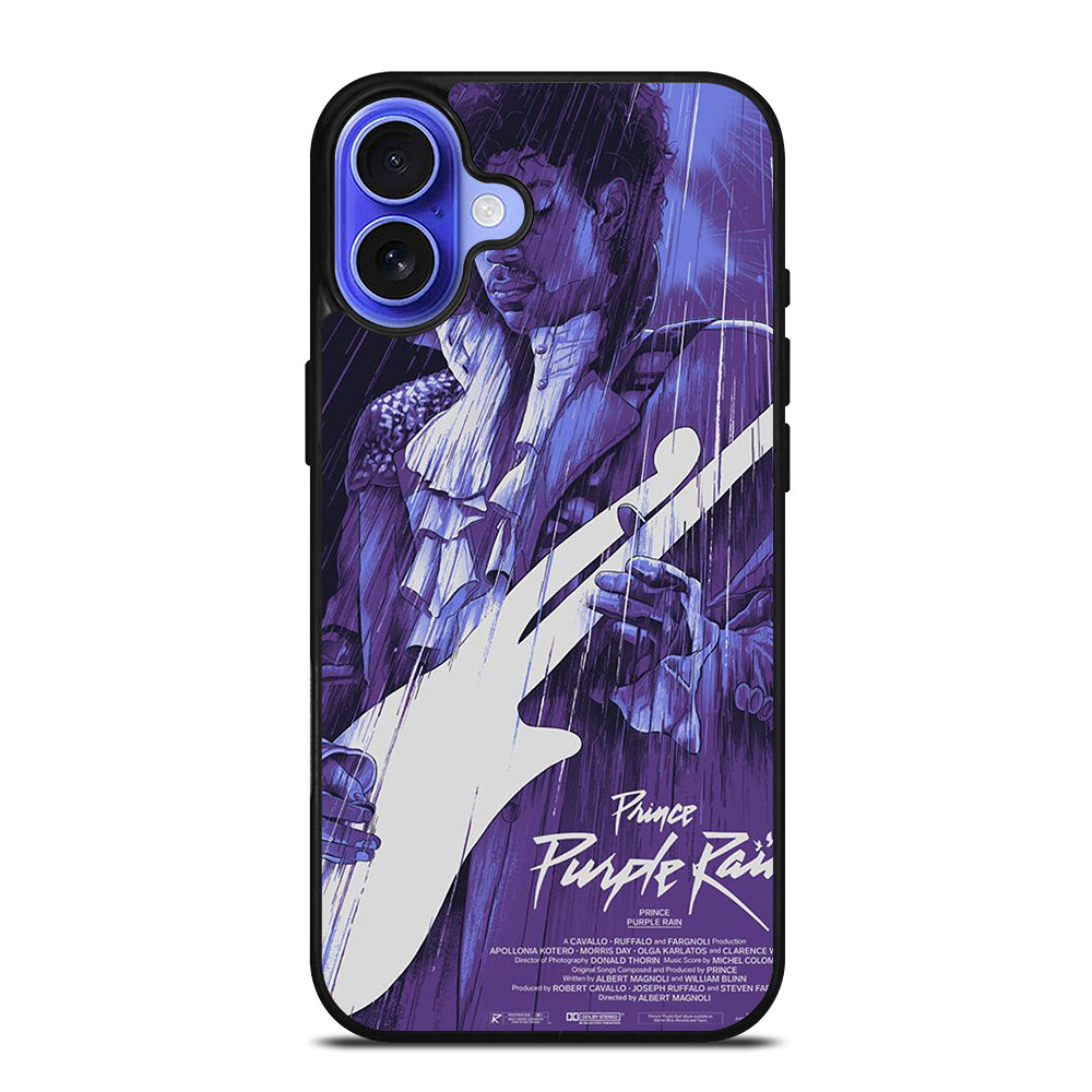 PRINCE PURPLE RAIN ART iPhone 16 Case Cover