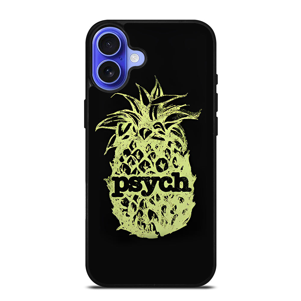 PSYCH PINEAPPLE ART iPhone 16 Case Cover