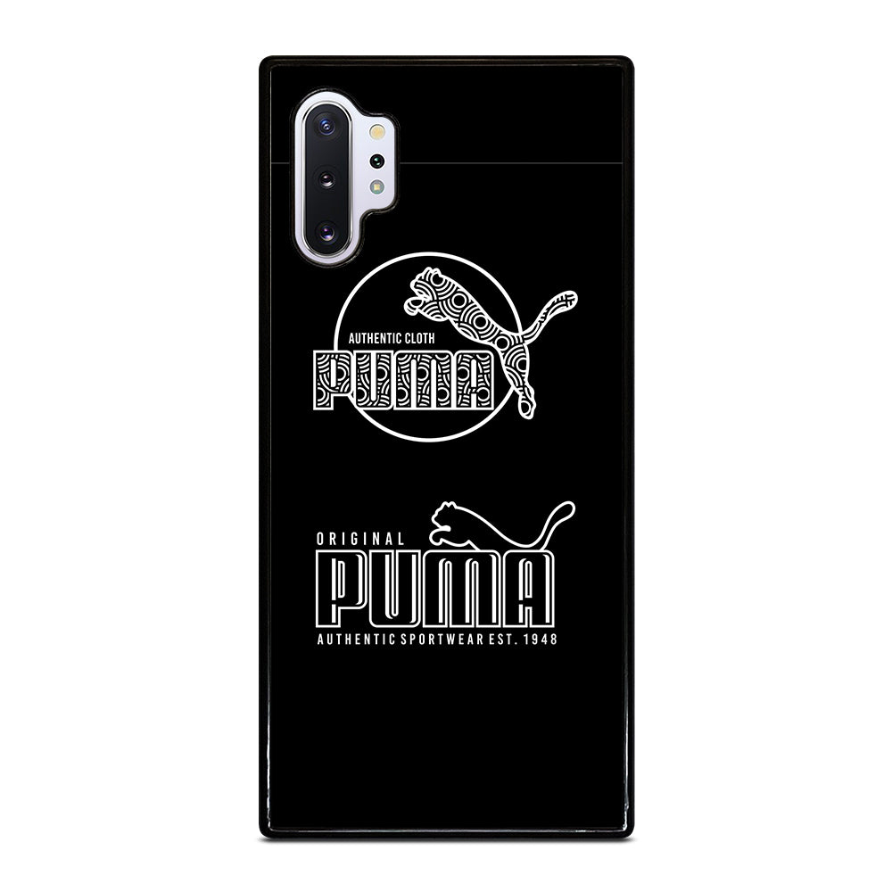 PUMA BLACK LOGO Samsung Galaxy Note 10 Plus Case Cover
