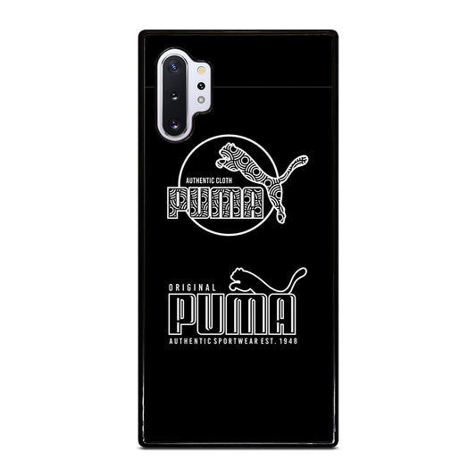 PUMA BLACK LOGO Samsung Galaxy Note 10 Plus Case Cover