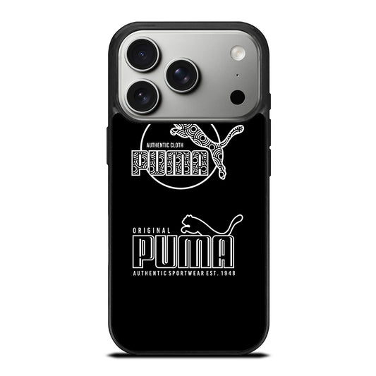 PUMA BLACK LOGO iPhone 17 Pro Case Cover