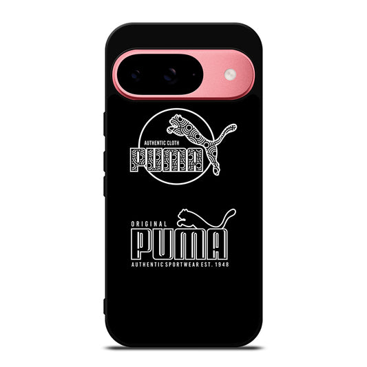 PUMA BLACK LOGO Google Pixel 9 Case Cover