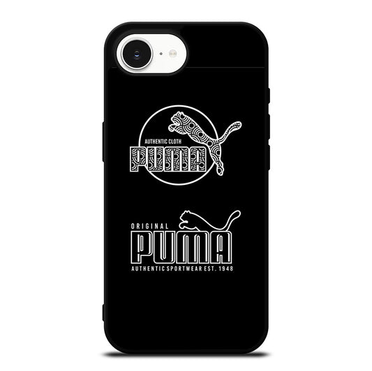 PUMA BLACK LOGO iPhone 16e Case Cover
