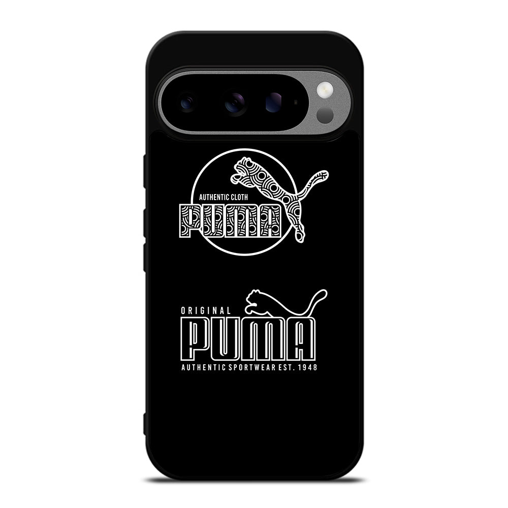 PUMA BLACK LOGO Google Pixel 9 Pro XL Case Cover