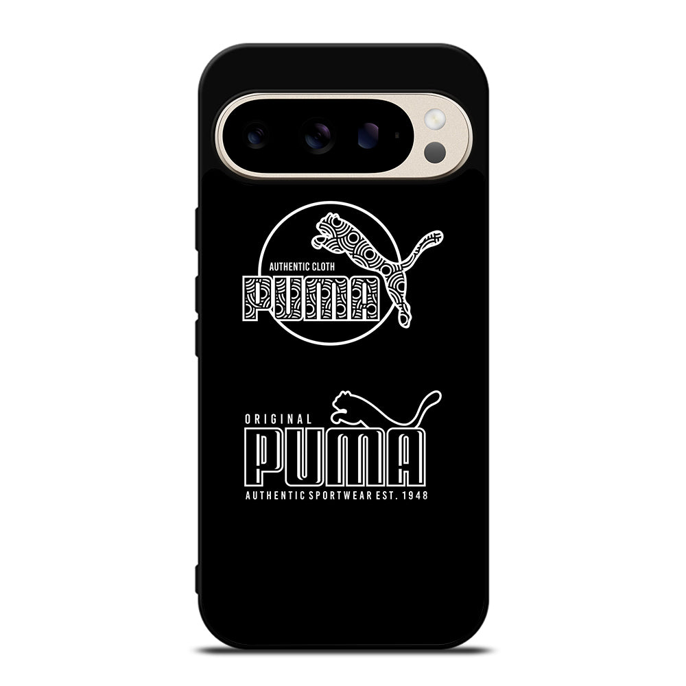 PUMA BLACK LOGO Google Pixel 9 Pro Case Cover