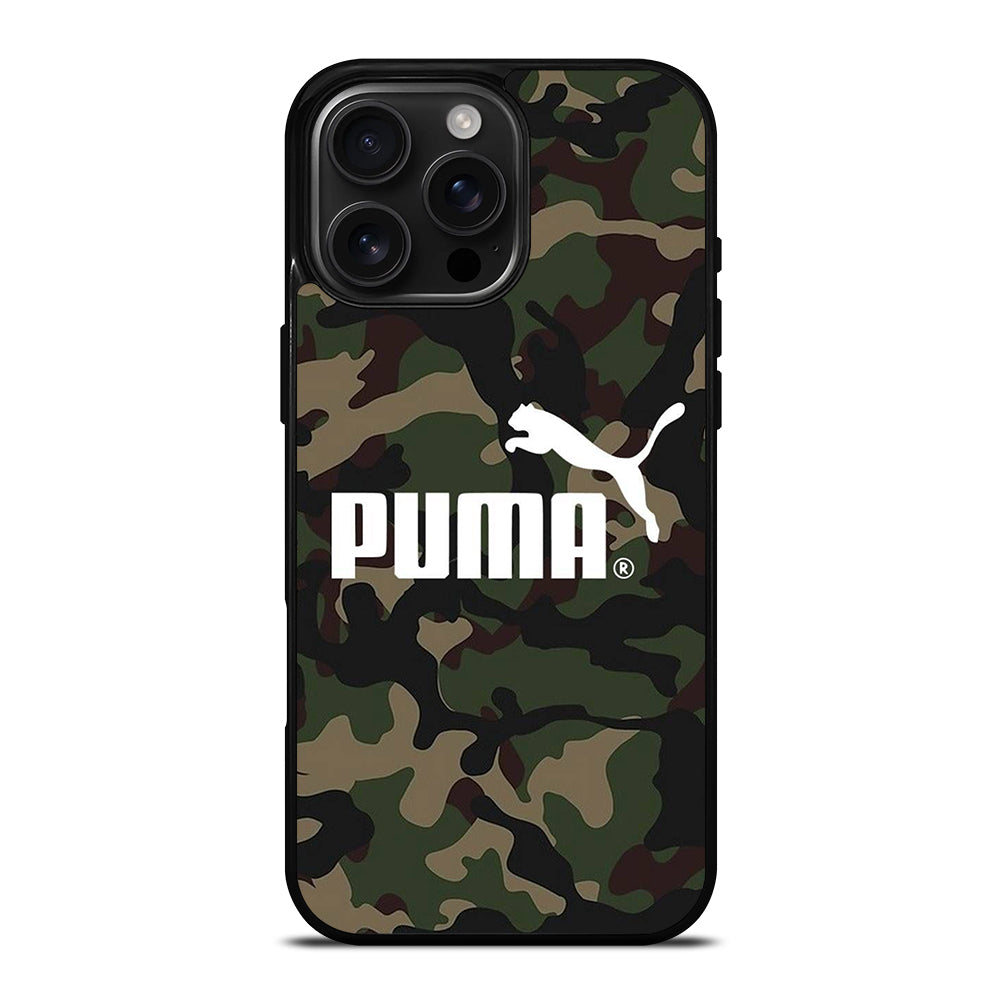 PUMA LOGO CAMO iPhone 16 Pro Max Case Cover