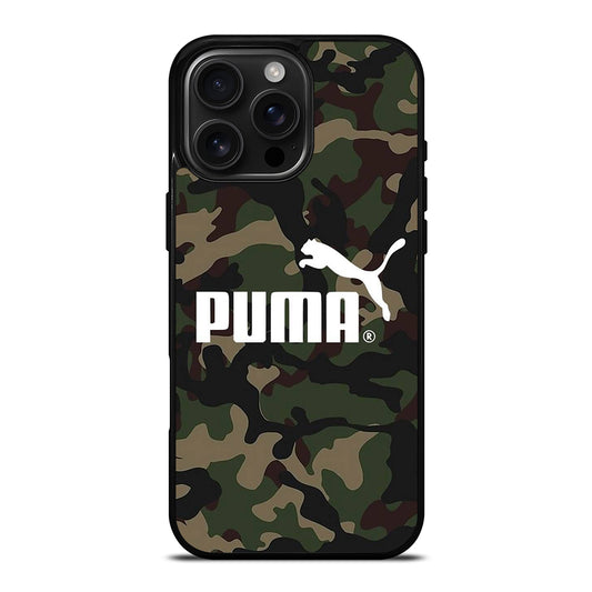 PUMA LOGO CAMO iPhone 16 Pro Max Case Cover