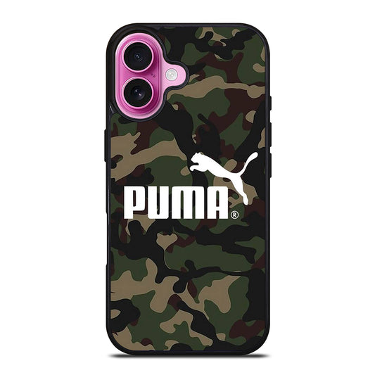 PUMA LOGO CAMO iPhone 16 Plus Case Cover
