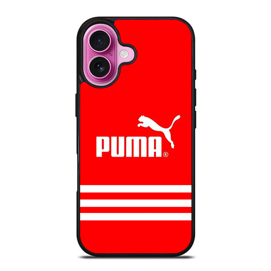 PUMA LOGO STRIPE iPhone 16 Plus Case Cover