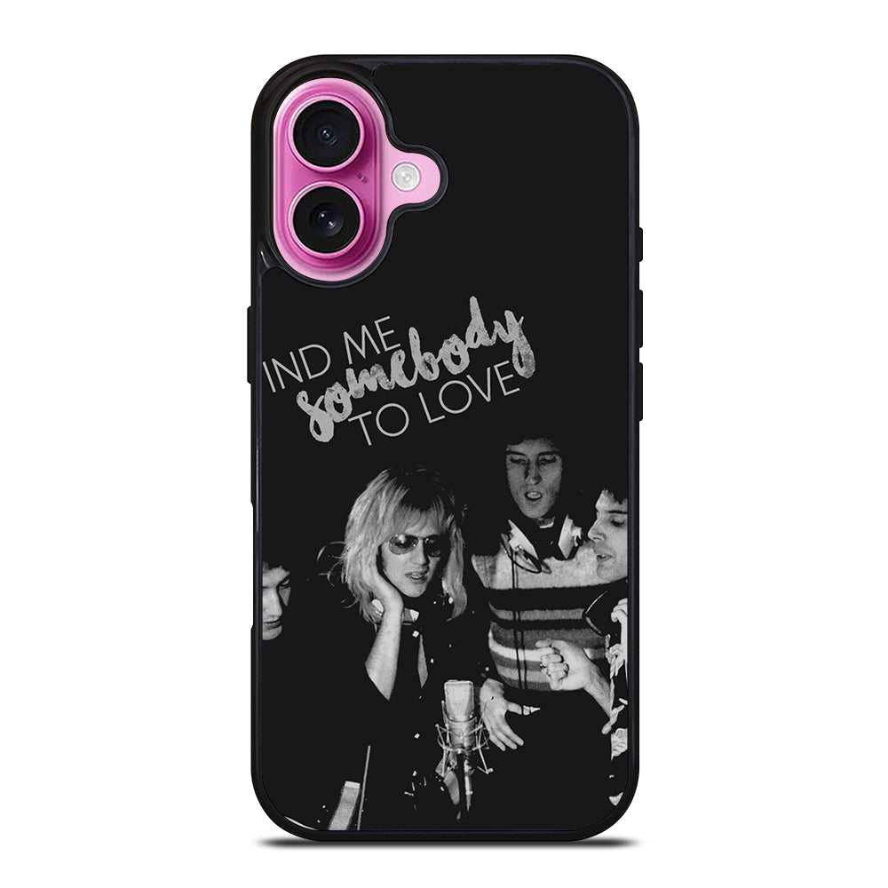 QUEEN BAND QUOTE iPhone 16 Plus Case Cover