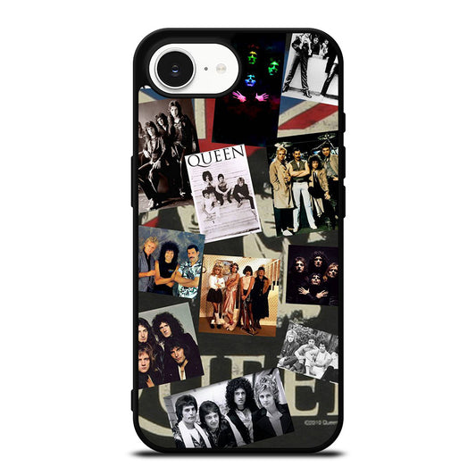 QUEEN BAND ROCK COLLAGE iPhone 16e Case Cover