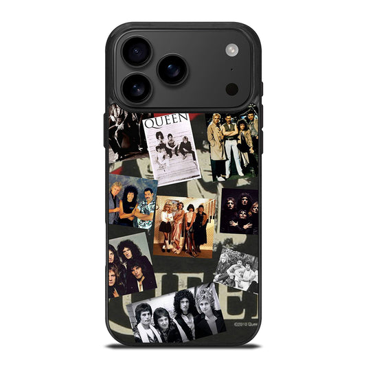 QUEEN BAND ROCK COLLAGE iPhone 17 Pro Max Case Cover