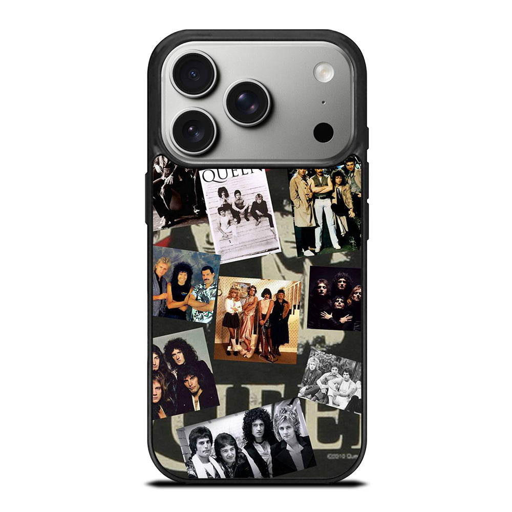 QUEEN BAND ROCK COLLAGE iPhone 17 Pro Case Cover