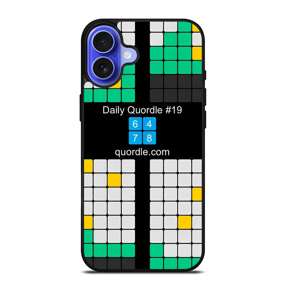 QUORDLE 2 iPhone 16 Case Cover
