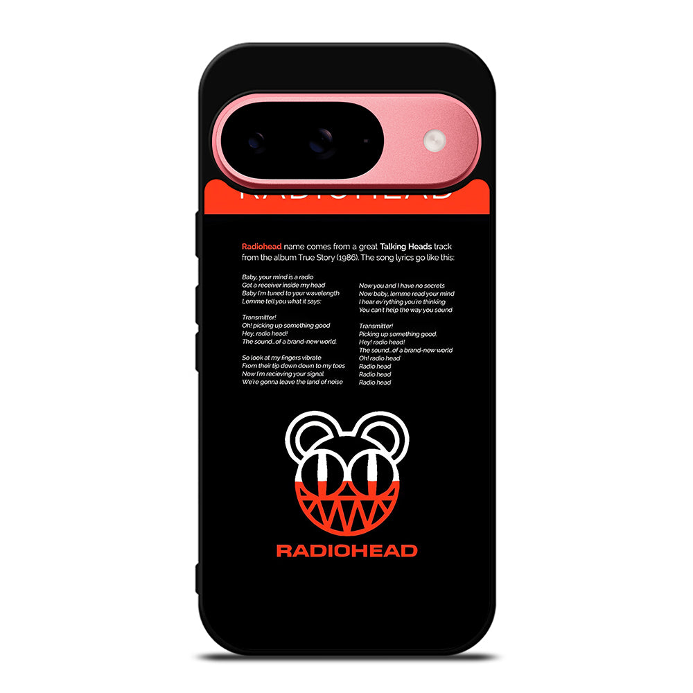 RADIOHEAD BAND LYRIC Google Pixel 9 Case Cover