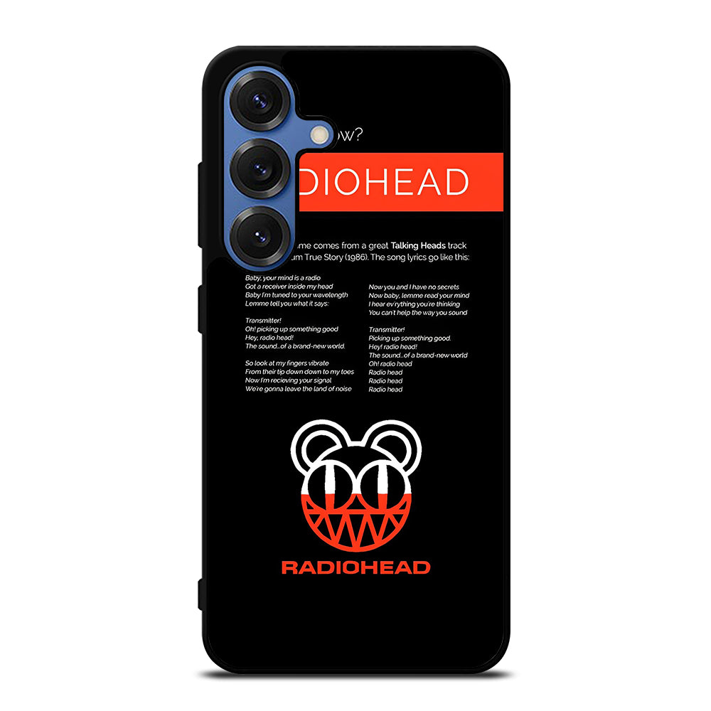 RADIOHEAD BAND LYRIC Samsung Galaxy S26 Case Cover