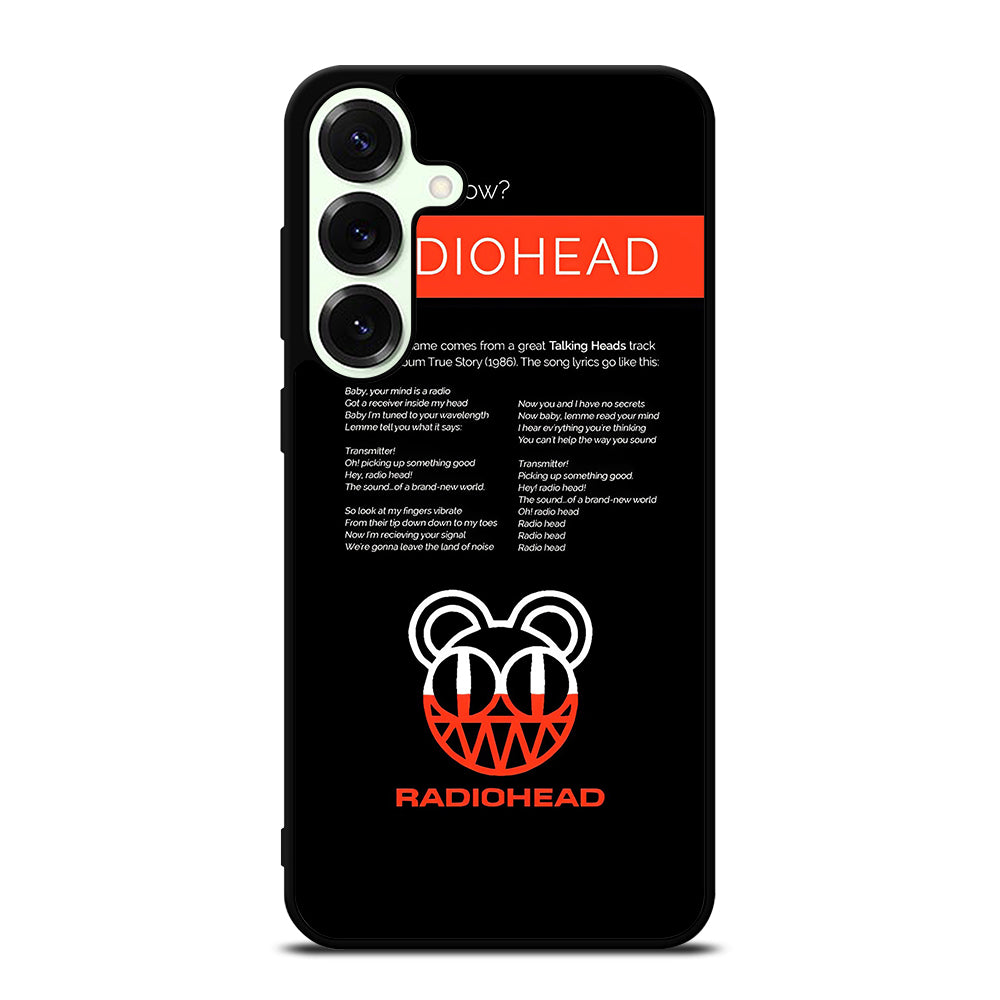 RADIOHEAD BAND LYRIC Samsung Galaxy S25 Plus Case Cover