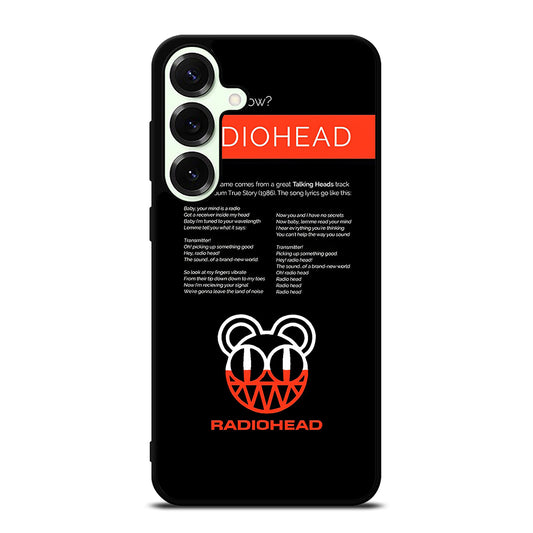 RADIOHEAD BAND LYRIC Samsung Galaxy S25 Plus Case Cover