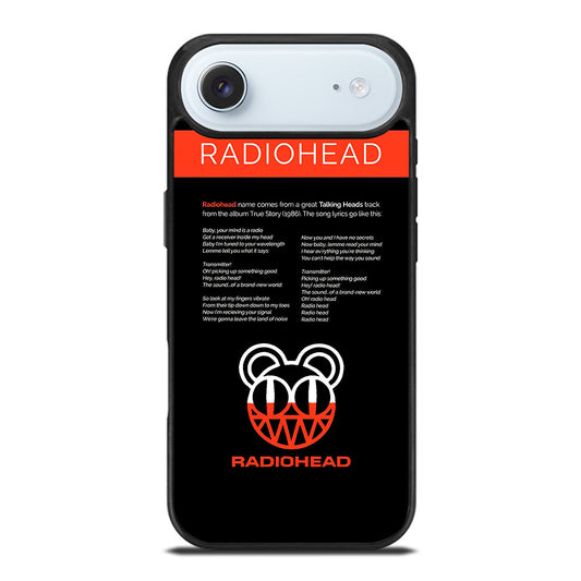 RADIOHEAD BAND LYRIC iPhone Air Case Cover