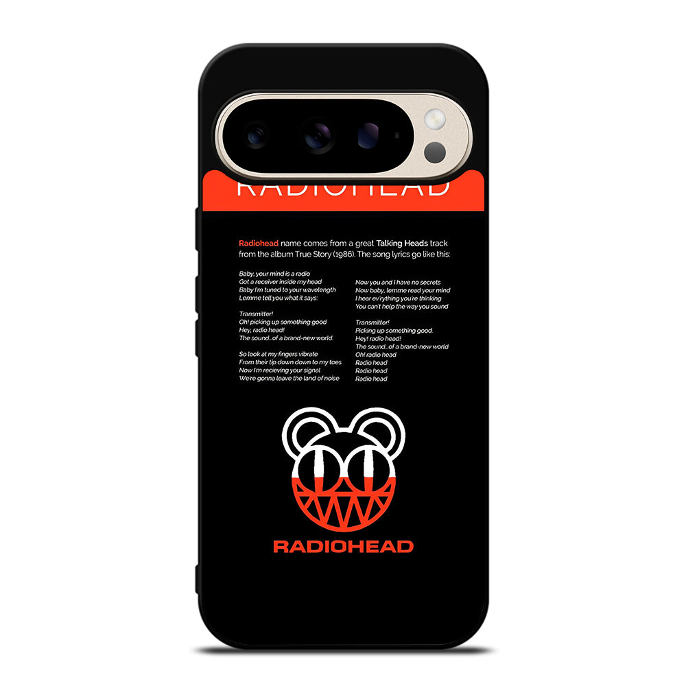 RADIOHEAD BAND LYRIC Google Pixel 9 Pro Case Cover