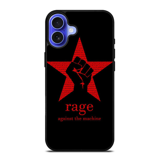 RAGE AGAINST THE MACHINE 3 iPhone 16 Case Cover