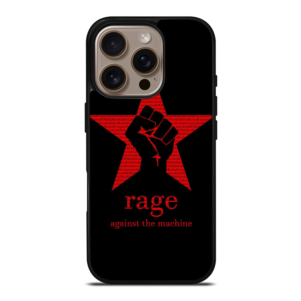 RAGE AGAINST THE MACHINE 3 iPhone 16 Pro Case Cover
