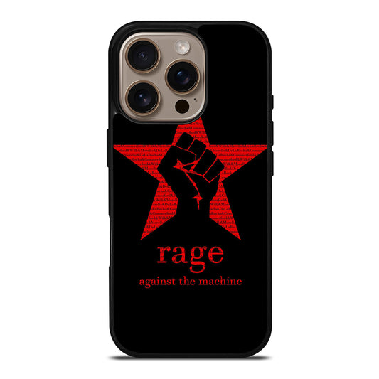 RAGE AGAINST THE MACHINE 3 iPhone 16 Pro Case Cover