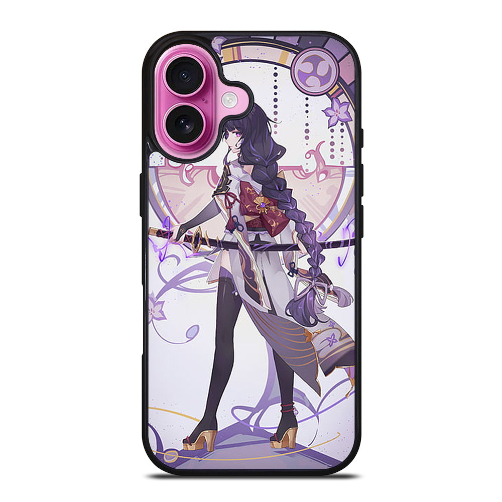 RAIDEN SHOGUN GENSHIN IMPACT GAME 1 iPhone 16 Plus Case Cover