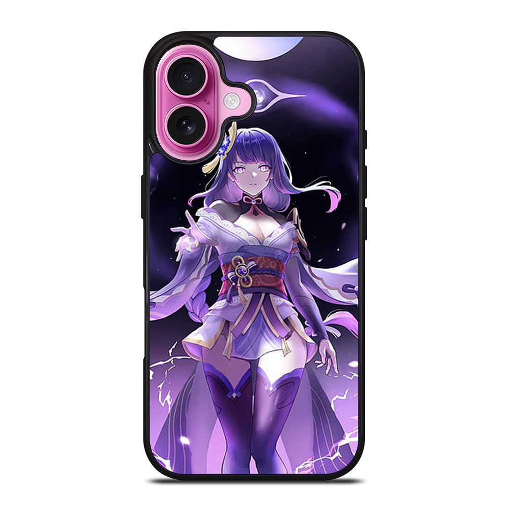 RAIDEN SHOGUN GENSHIN IMPACT GAME 3 iPhone 16 Plus Case Cover