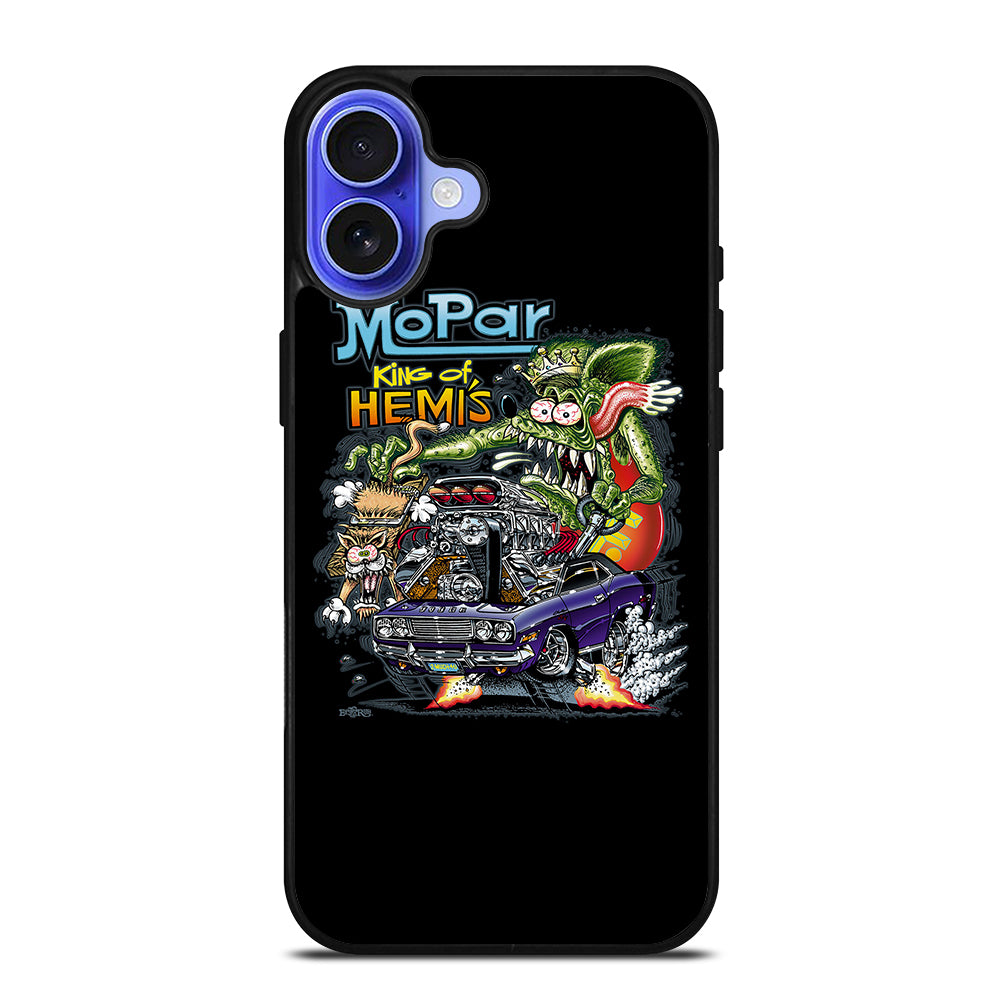 RAT FINK MOPAR 3 iPhone 16 Case Cover