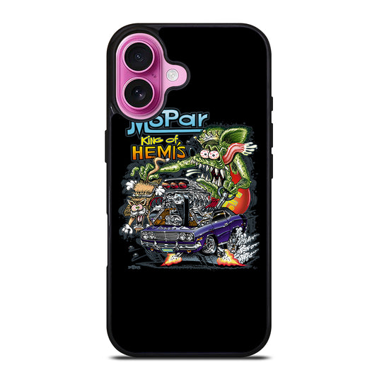 RAT FINK MOPAR 3 iPhone 16 Plus Case Cover