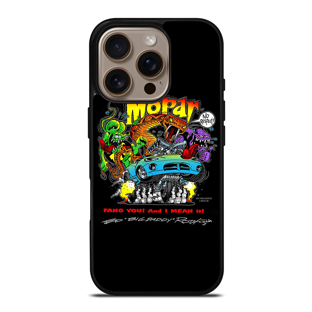 RAT FINK MOPAR 4 iPhone 16 Pro Case Cover