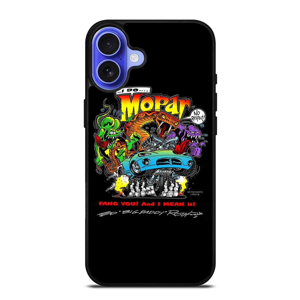 RAT FINK MOPAR 4 iPhone 16 Case Cover