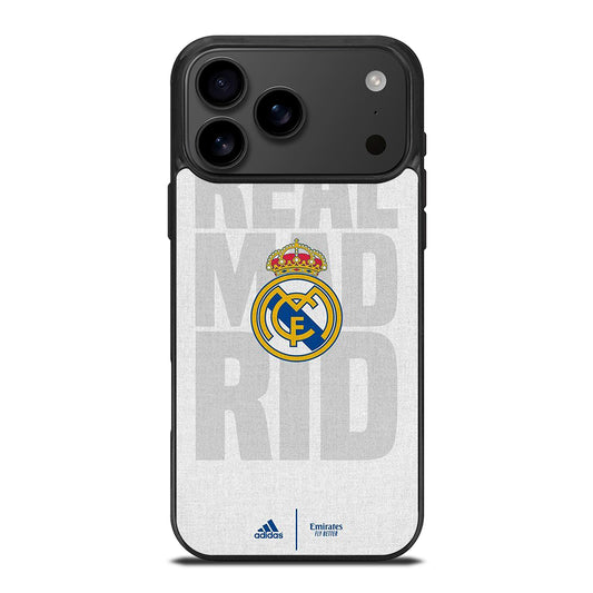REAL MADRID FC SOCCER LOGO iPhone 17 Pro Max Case Cover