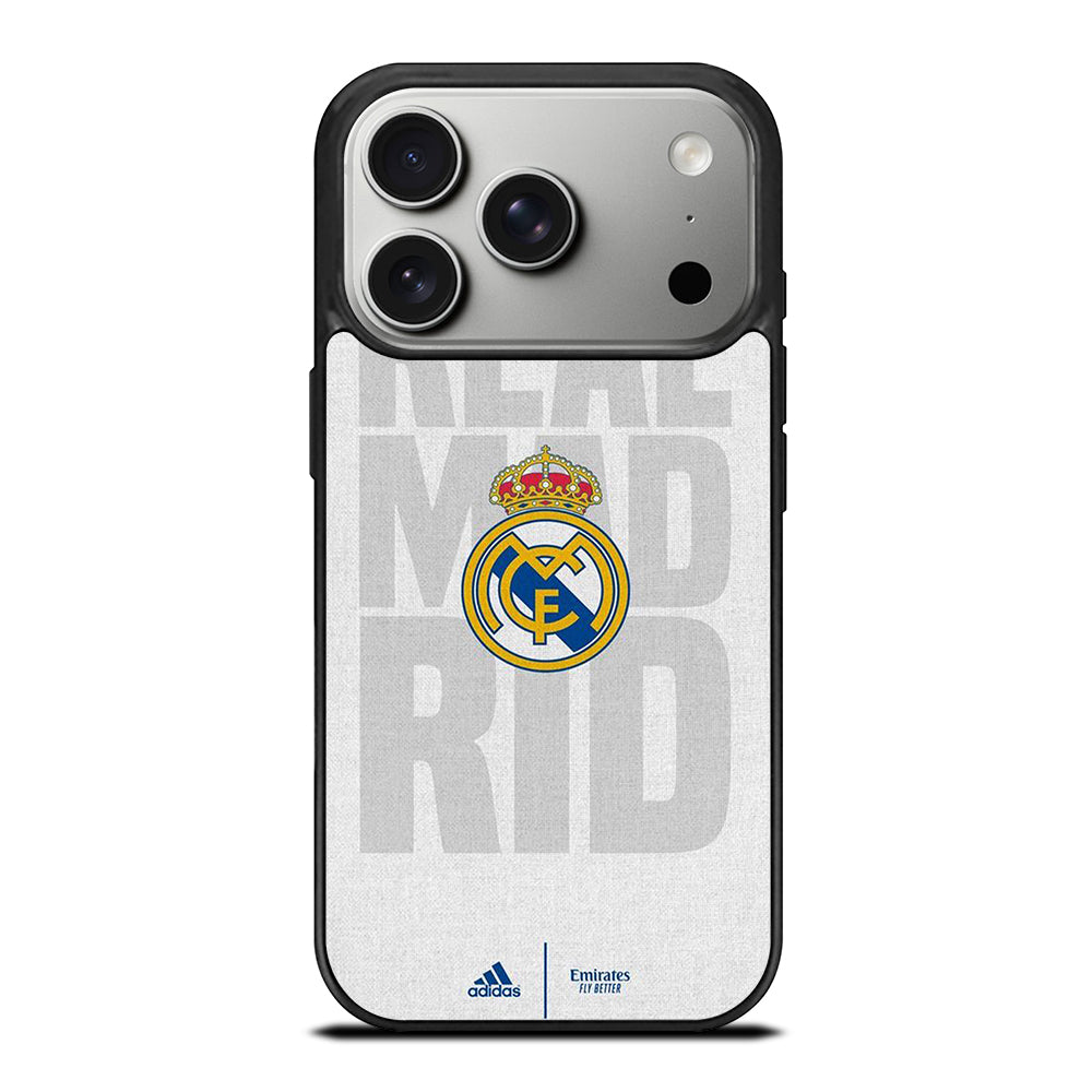 REAL MADRID FC SOCCER LOGO iPhone 17 Pro Case Cover