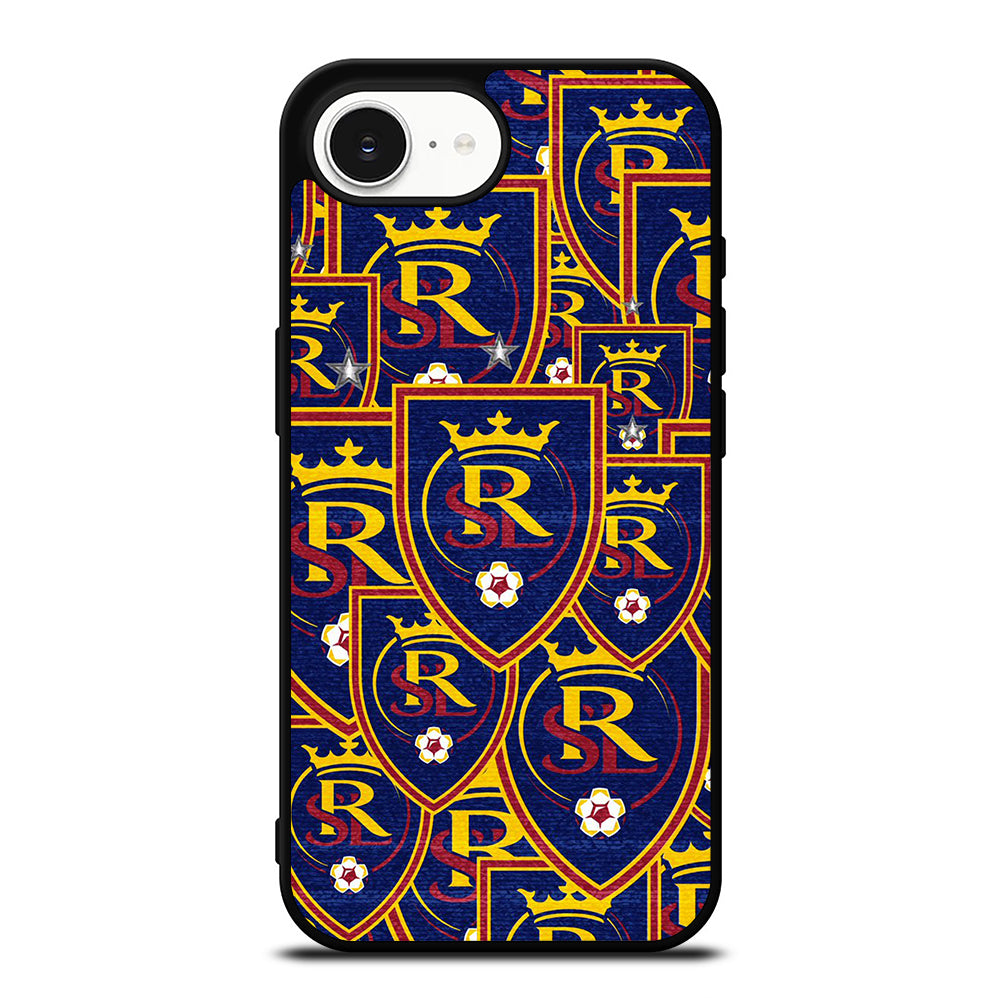 REAL SALT LAKE LOGO PATTERN iPhone 16e Case Cover