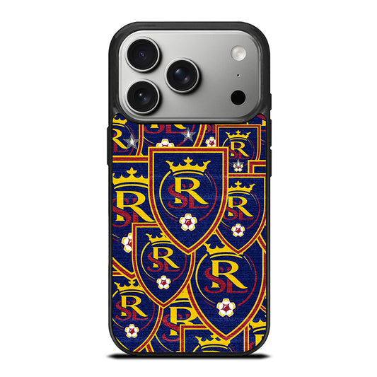 REAL SALT LAKE LOGO PATTERN iPhone 17 Pro Case Cover